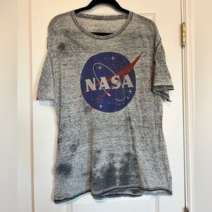NASA Light Blue Distressed Shirt